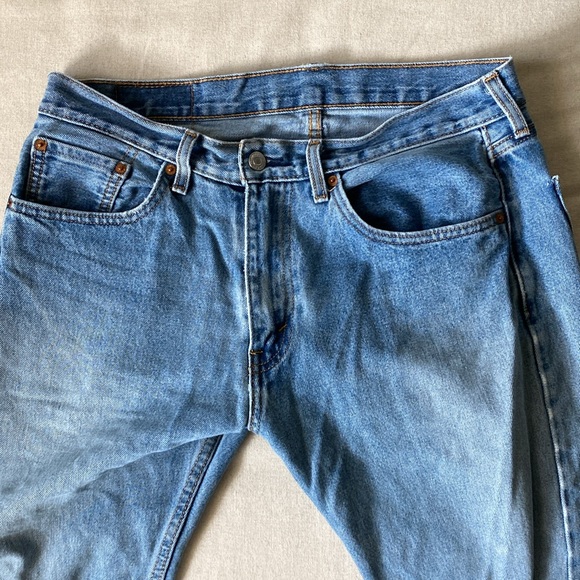 LEVIS 505 regular fit denim jeans size 33 - Picture 3 of 6
